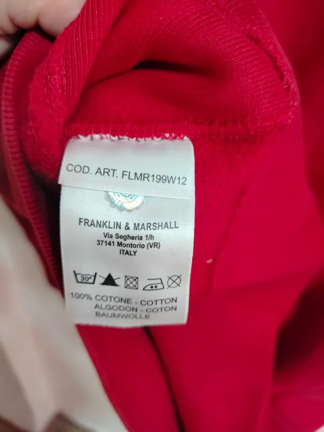 Sudadera Franklin Marshall Roja Talla M