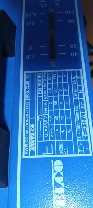 Soldador Arco Awelco Club 150