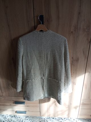 Chaqueta Zara Beige Talla M