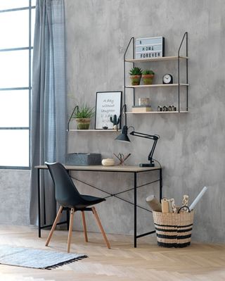 Mesa Escritorio Metálica y Madera