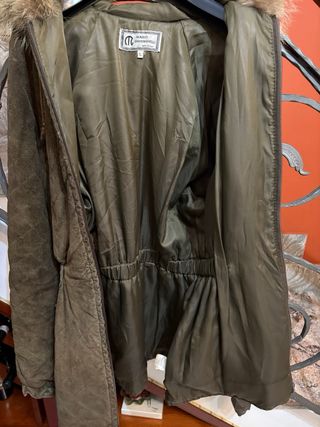 Giaccone donna vera pelle scamosciata