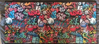 Alfombrilla ratón graffiti multicolor