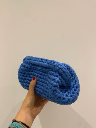 Clutch Blu Denim 19 cm