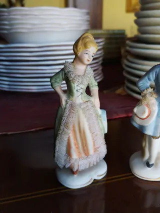 Pareja figuras porcelana