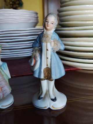 Pareja figuras porcelana