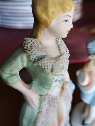 Pareja figuras porcelana