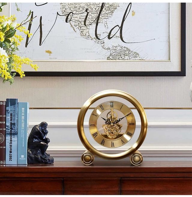 Orologio da tavolo meccanico vintage