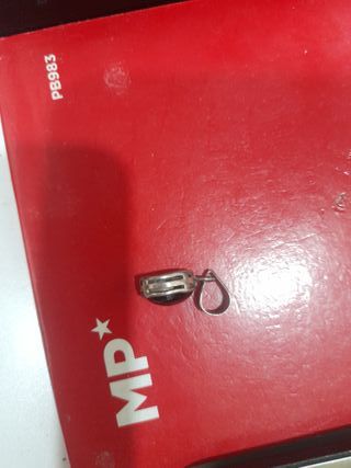 Colgante Plata con Piedra oscura