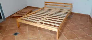 Cama 135cm con somier y colchón