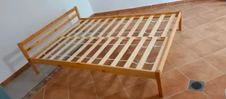Cama 135cm con somier y colchón