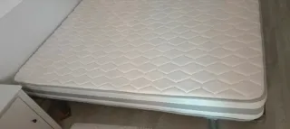 Cama 135cm con somier y colchón