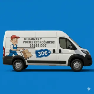 Mudanzas y portes económicos 698652407 30€