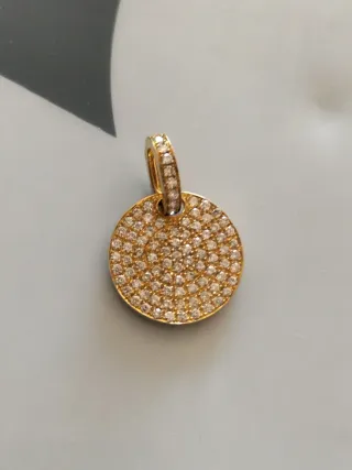 Colgante oro y brillantes chica nuevo