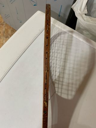 Raqueta Tenis Antigua Madera 1800s