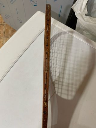 Raqueta Tenis Antigua Madera 1800s