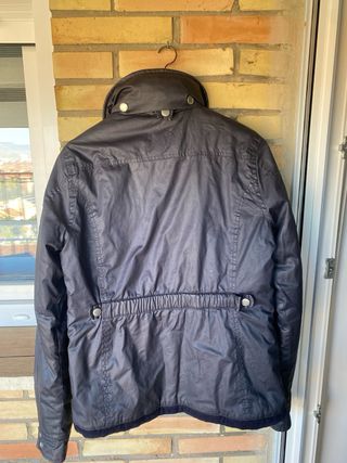 Parka azul infantil . talla 16