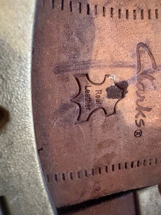 Zapatos Clarks Piel Azul/Gris Talla 42