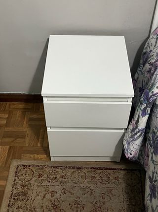 Mesita Ikea Kullen Blanca 49x35x40