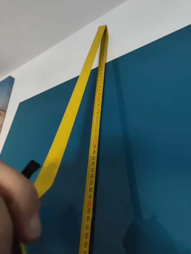 Puertas de armario azul brillante