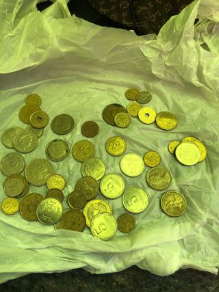 Lote de monedas variadas