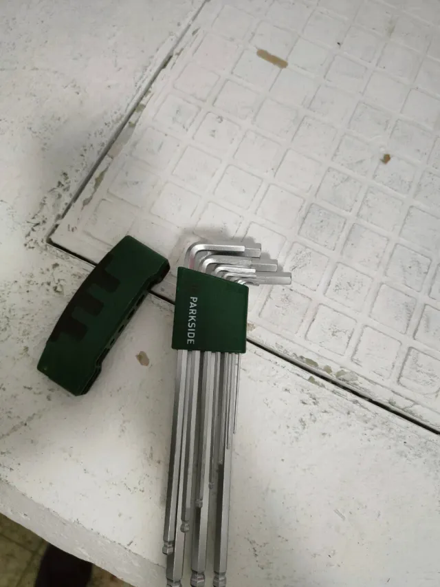 Juego de llaves hexagonales allen Parkside