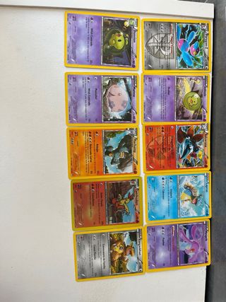 Cartas Pokémon Negro y Blanco Explosión Plasma