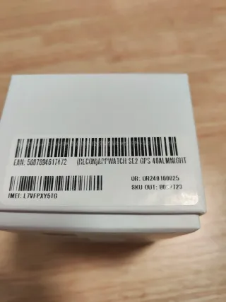 Apple Watch SE2 GPS 40mm color negro.