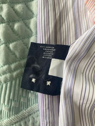 Camisa Gant Talla XXL Rayas Rosas y Moradas