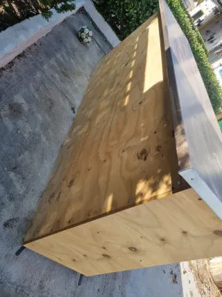 Barra de bar de madera