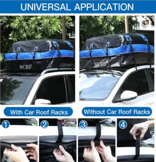 Baúl Techo Coche MCBD 594L Azul