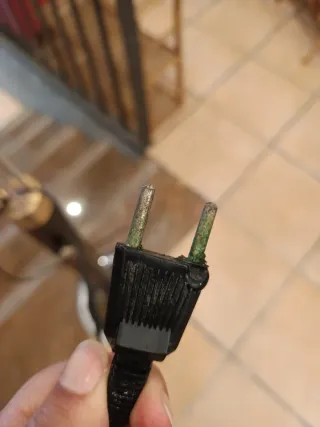 Lámpara Junco Vintage Metal Cristal