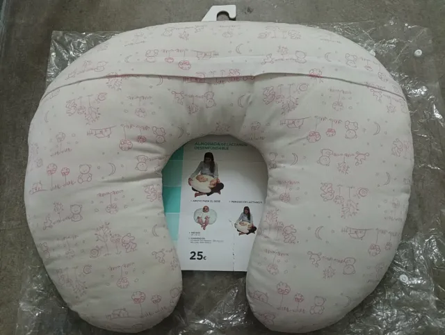 Cojín de lactancia desenfundable