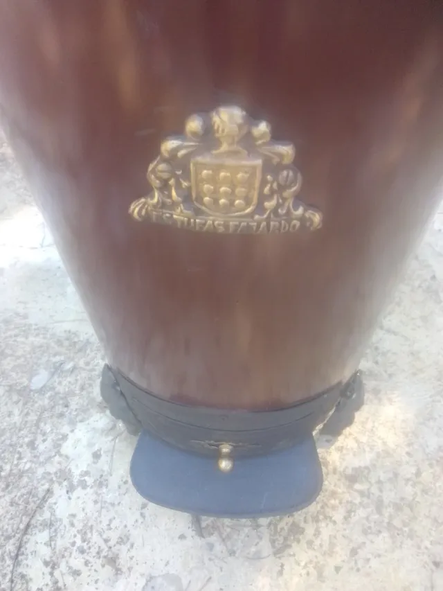 Estufa de leña forjado