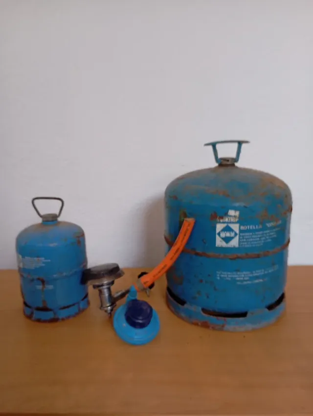Botellas de gas camping