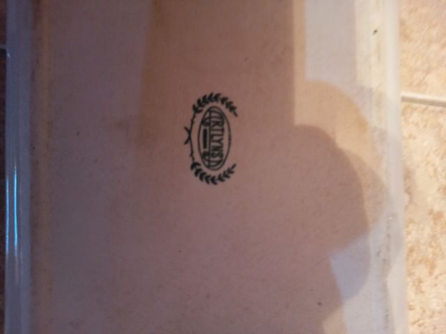 Juego tocador vintage porcelana azul