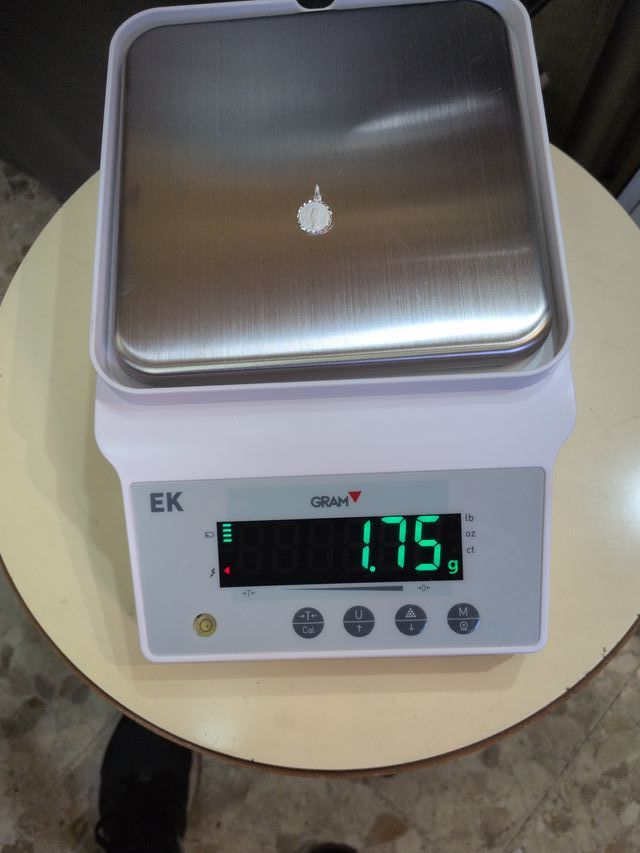 Medalla Virgen del Pilar Plata Pequeña