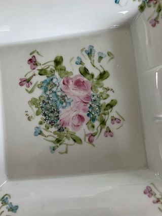 Portacenere Limoges dipinto a mano