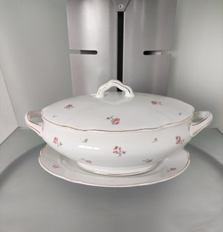 S. C. Richard Ginori Zuppiera + Piatto Porcellana