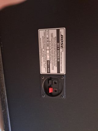 Altavoces Bose 301 Serie III Negros