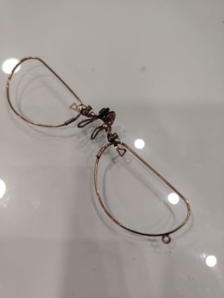 Montura gafas binoculares antiguas Quevedo