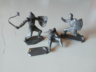 Lotto 3 soldatini vintage Dulcop anni 70 Italy