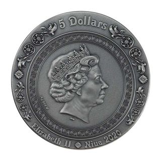 Moneda Plata 2 Onzas Afrodita y Venus