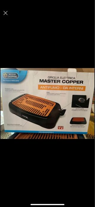 Griglia Elettrica Master Copper Antifumo