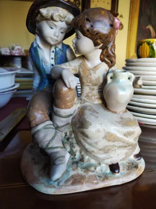Figura Porcelana D'Avila Niños