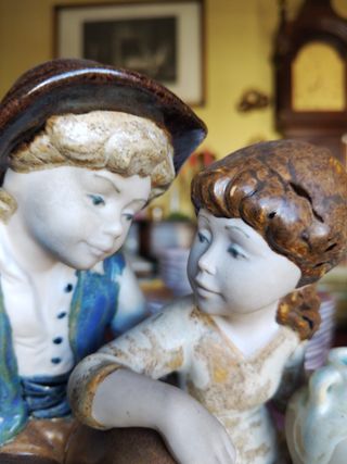 Figura Porcelana D'Avila Niños