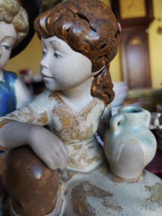Figura Porcelana D'Avila Niños