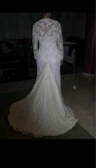Vestido de Novia Encaje y Pedrería