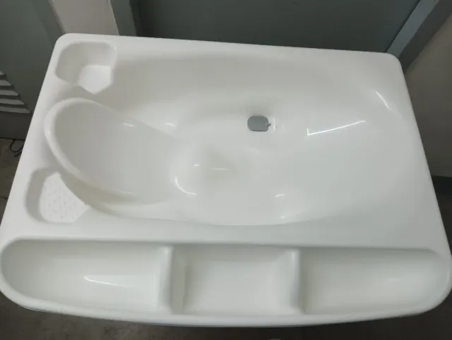 Cambiador bañera bebé con estructura