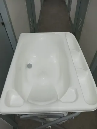 Cambiador bañera bebé con estructura