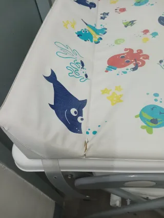 Cambiador bañera bebé con estructura